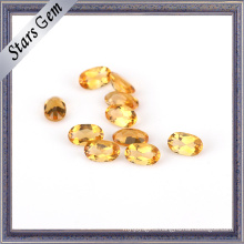 Oval Natural Brilliant Yellow Semi Precious Citrine Gemstone